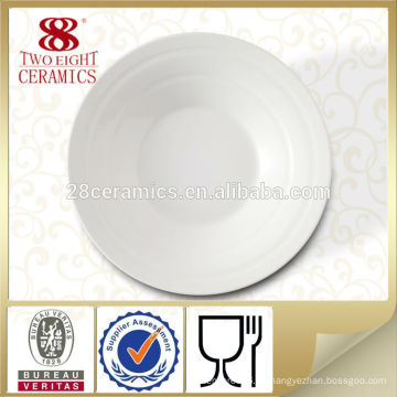 Vajilla de porcelana china fina hecha a mano platos de porcelana blanca